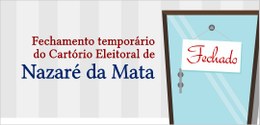 Devido a interrupção do fornecimento de energia elétrica, o Cartório Eleitoral do município susp...