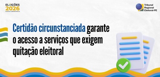 Documento pode ser solicitado durante o período de fechamento do cadastro eleitoral