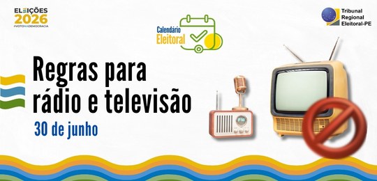 Comunicadores pré-candidatos precisam se afastar de programas de rádio e de televisão a partir d...