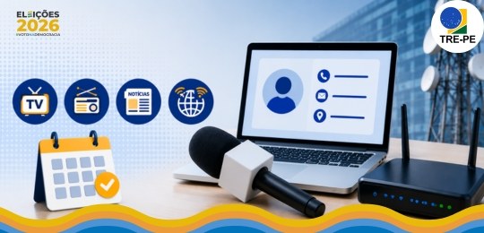 Eleições 2026: veículos de comunicação e provedores de internet devem informar contatos ao TRE-P...