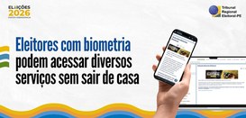 Eleitor com biometria pode dar preferência ao autoatendimento no site do TRE-PE