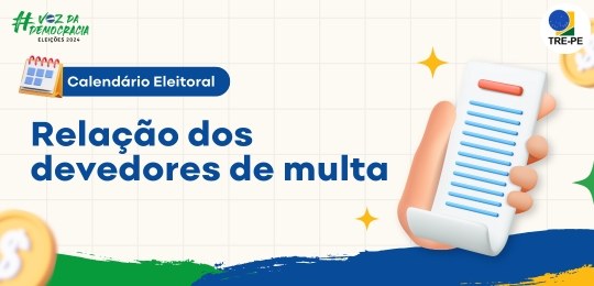 Justiça Eleitoral deve disponibilizar aos partidos lista de devedores de multa eleitoral Justiça Eleitoral deve disponibilizar aos partidos lista de devedores de multa eleitoral