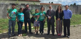 Parceria do TRE-PE com UFRPE planta mudas de pau-brasil
