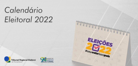 Plone para a matéria do Calendário Eleitoral de 2022.