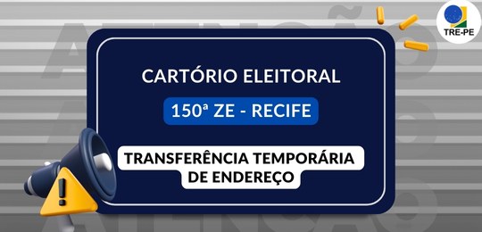 Tranferencia temporaria - 150ª ZE Tranferencia temporaria - 150ª ZE
