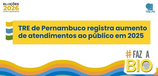 TRE de Pernambuco registra aumento de atendimentos ao público em 2025