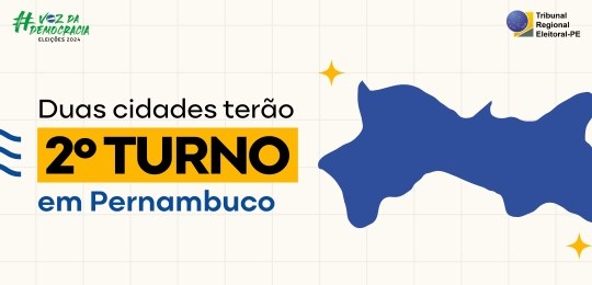 TRE-PE - 2º Turno 2024 - 2 cidades TRE-PE - 2º Turno 2024 - 2 cidades