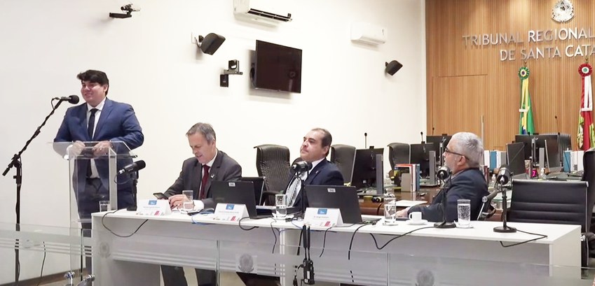 TRE-PE - Audiencia Metas Nacionais TRE-SC Recorte de video da transmissao da audiencia publica realizada em 28/04/2025