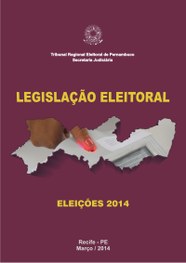 Capa da legislação eleitoral de 2014 do TRE-PE.