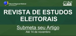 chamamento para envio de artigos para Revista de Estudos Eleitorais 