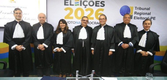 TRE-PE dá posse a três desembargadores para o biênio 2025-2027