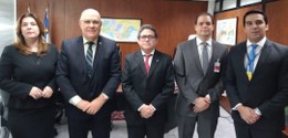 Presidente do Tribunal Regional Eleitoral de Pernambuco, desembargador Frederico Neves recebe au...