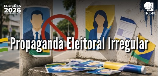 O material estava instalado de forma irregular e em locais não permitidos