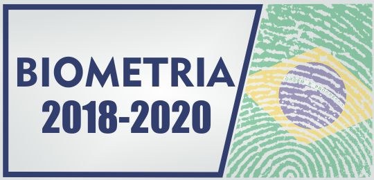 Imagem contendo a frase biometria 2018 - 2020 para ilustrar a página da biometria