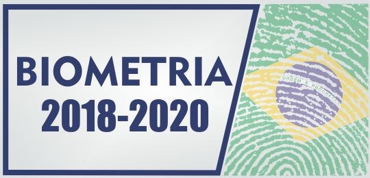 TRE-PE imagem biometria 2018 - 2020 Imagem contendo a frase biometria 2018 - 2020 para ilustrar a página da biometria