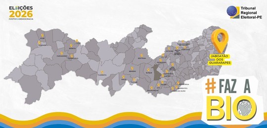 TRE-PE - Jaboatão dos Guararapes tem o maior número de eleitores sem biometria coletada no estado