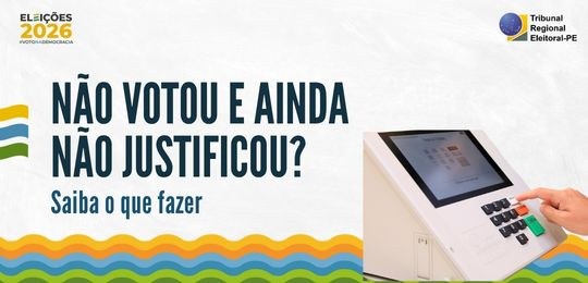 Justificativa Pós-eleição