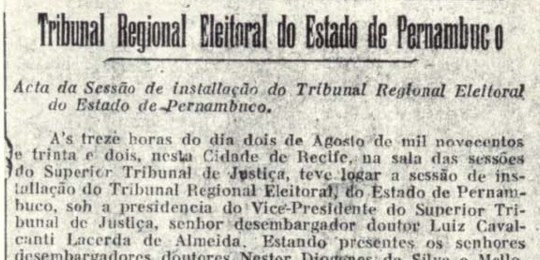 TRE-PE lança nova série de documentos históricos em plataforma digital
