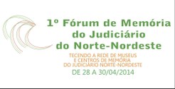 Logo do evento Fórum de Memória do Judiciário 2014