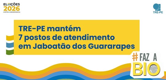 TRE-PE mantém 7 postos de atendimento em Jaboatão dos Guararapes
