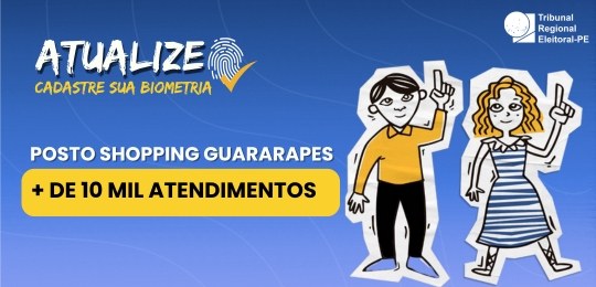 TRE-PE - Posto do TRE-PE no Shopping Guararapes ultrapassa a marca dos 10 mil atendimentos TRE-PE - Posto do TRE-PE no Shopping Guararapes ultrapassa a marca dos 10 mil atendimentos