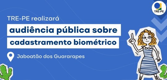 TRE-PE promove audiência pública sobre cadastramento biométrico em Jaboatão dos Guararapes TRE-PE promove audiência pública sobre cadastramento biométrico em Jaboatão dos Guararapes