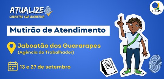 TRE-PE promove mutirões de atendimento em Jaboatão dos Guararapes TRE-PE promove mutirões de atendimento em Jaboatão dos Guararapes