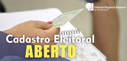 Cadastro eleitoral reabre