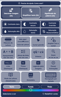 TRE-PE - Recursos de Acessibilidade