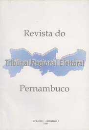 Capa da revista do TRE-PE, volume 1, número 1, ano 1997.