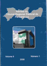Capa da revista do TRE-PE, volume 9, número 1, ano 2008.