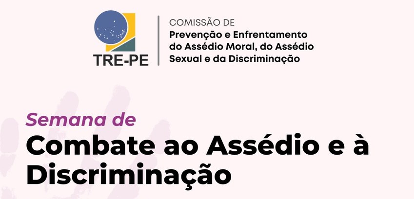 TRE-PE - Semana assédio Capa matéria vídeo
