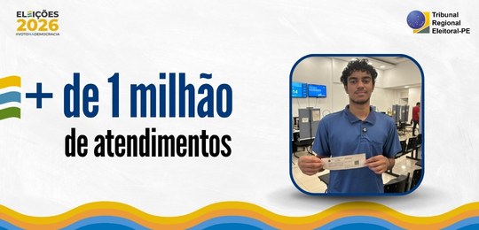 TRE-PE supera 1 milhão de atendimentos no período de cadastramento eleitoral