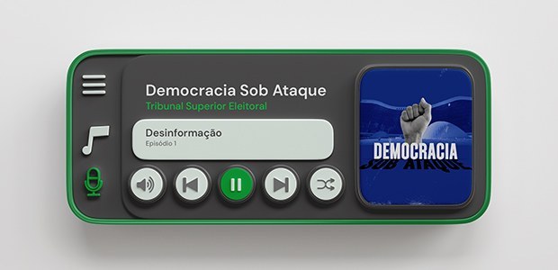 TSE lança podcast sobre desinformação e impacto das fake news na democracia Conteúdo está disponível nas principais plataformas de áudio